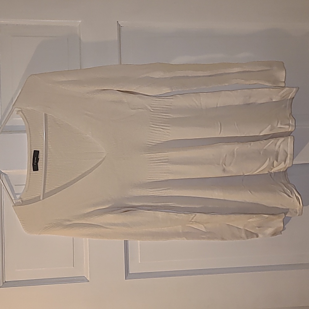 Express Cream Knit Top